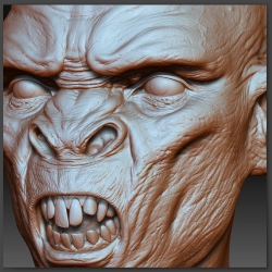 Personal_work_Arpie_High_poly_model_02
